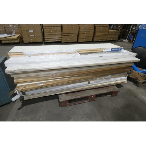 6183 - 1 pallet containing a quantity of various doors. Not practical to list in detail so please view or s... 