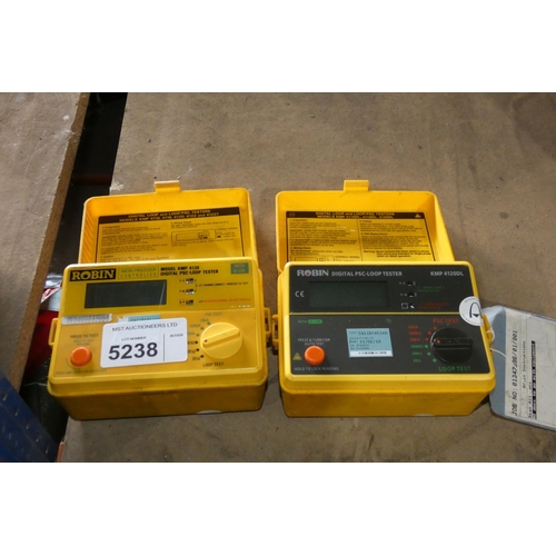 5238 - 2 x Robin digital PSC Loop testers