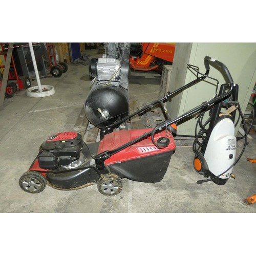 1 x Mountfield ST120 HP46 petrol engine lawn mower