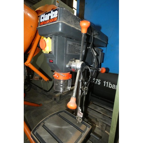 6200 - 1 x Clarke Metalworker CDP 4018 bench top pillar drill 240v