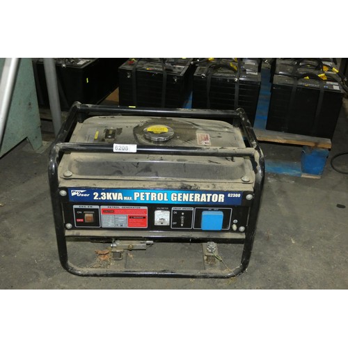 6208 - 1 x Pro User 2.3kva petrol engine generator type G2300