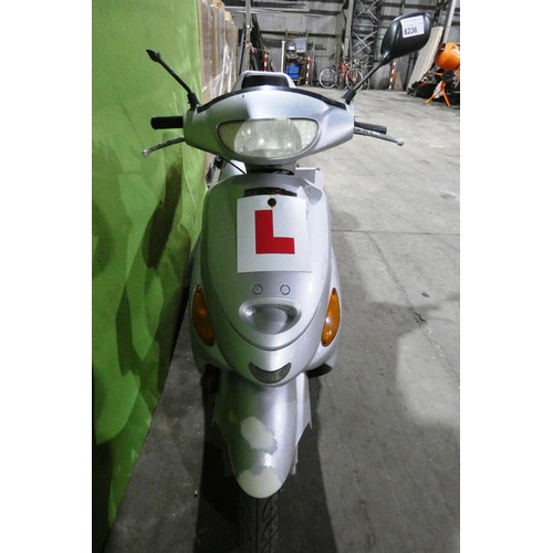 6236 - Direct Bikes Moped DB59QT-16, Reg HF10 HGJ, 26/07/2010,  8,029 miles, No V5, but MoT to 23/11/2023, ... 