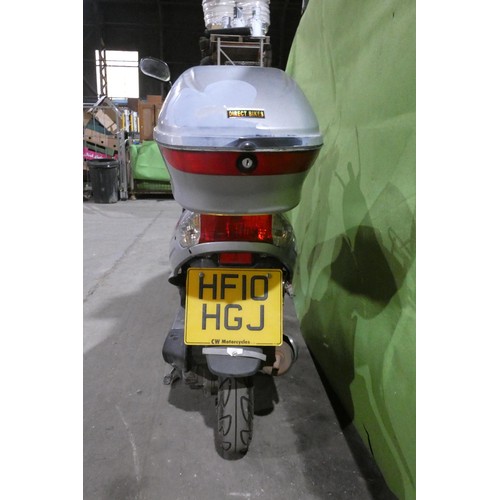 6236 - Direct Bikes Moped DB59QT-16, Reg HF10 HGJ, 26/07/2010,  8,029 miles, No V5, but MoT to 23/11/2023, ... 