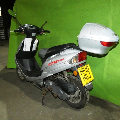 6236 - Direct Bikes Moped DB59QT-16, Reg HF10 HGJ, 26/07/2010,  8,029 miles, No V5, but MoT to 23/11/2023, ... 