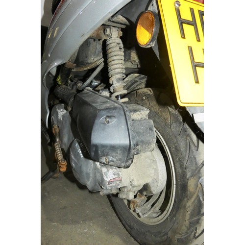 6236 - Direct Bikes Moped DB59QT-16, Reg HF10 HGJ, 26/07/2010,  8,029 miles, No V5, but MoT to 23/11/2023, ... 