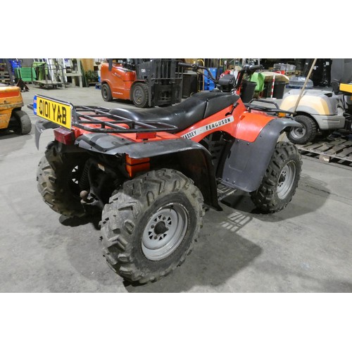 6240 - Massey Ferguson 4 x 4 Quad Bike, Reg Q101 YAB. 22/03/2006, 300cc petrol, V5 present Road registered.... 