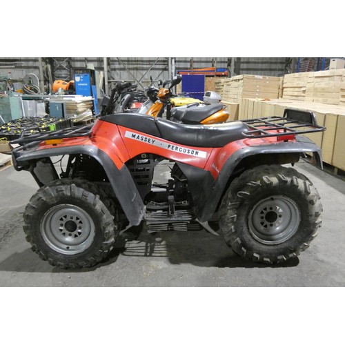 6240 - Massey Ferguson 4 x 4 Quad Bike, Reg Q101 YAB. 22/03/2006, 300cc petrol, V5 present Road registered.... 