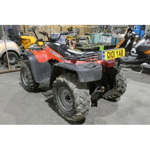 6240 - Massey Ferguson 4 x 4 Quad Bike, Reg Q101 YAB. 22/03/2006, 300cc petrol, V5 present Road registered.... 