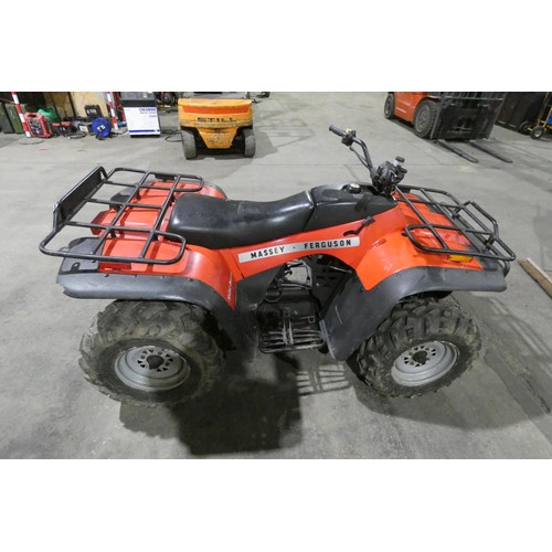 6240 - Massey Ferguson 4 x 4 Quad Bike, Reg Q101 YAB. 22/03/2006, 300cc petrol, V5 present Road registered.... 