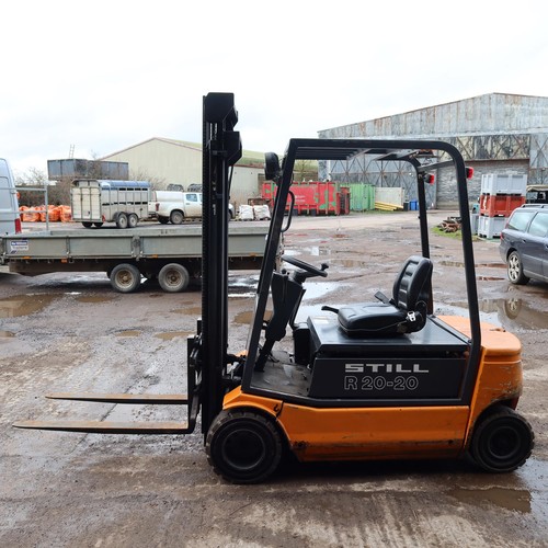 6235 - A Still battery operated forklift truck model R20-20, capacity approx 2000kg, YOM 1997, supplied wit... 