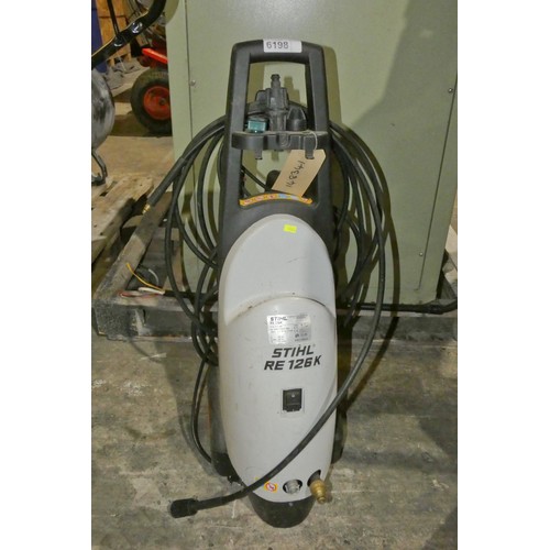 6198 - 1 x Stihl RE126K pressure washer 240v