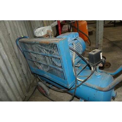 5349B - 1 x 2hp air compressor by ERP Aircott type M 80/2 - This item is untested as it has no plug