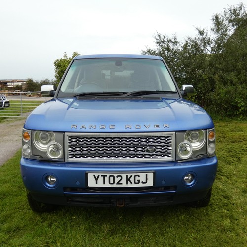 6243 - Range Rover Vogue TD6 Auto, Blue, Reg YT02 KGJ, 10/04/2002, 5 spd auto diesel 2926 cc Diesel, MoT ex... 