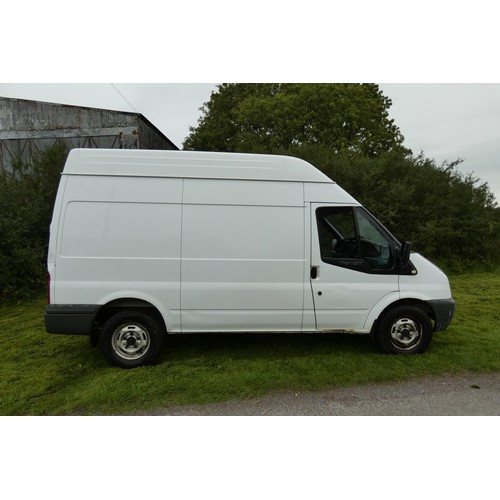 6247 - Ford Transit 115 T350M RWD Medium Wheelbase, High Roof Panel van, Reg: WA09 BFK, 01/03/2009, 6 spd M... 