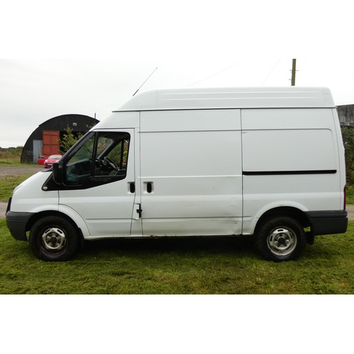 6247 - Ford Transit 115 T350M RWD Medium Wheelbase, High Roof Panel van, Reg: WA09 BFK, 01/03/2009, 6 spd M... 