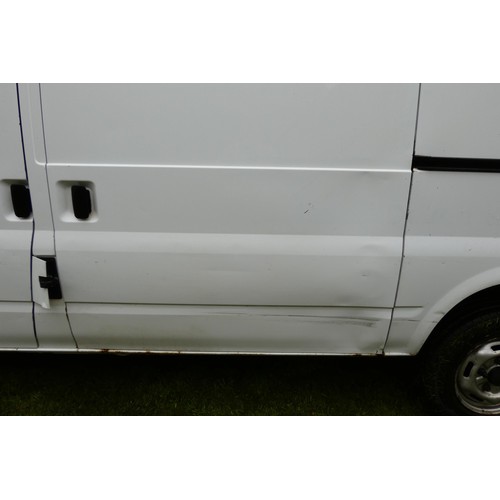 6247 - Ford Transit 115 T350M RWD Medium Wheelbase, High Roof Panel van, Reg: WA09 BFK, 01/03/2009, 6 spd M... 