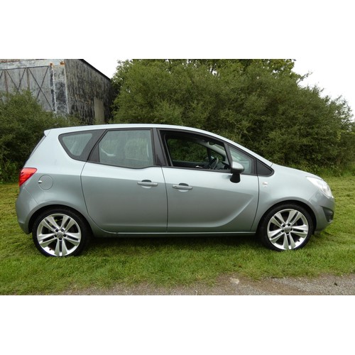 6245 - Vauxhall Meriva Excite MPV Silver, Reg WJ61 TFE, 21/11/2011, 5 spd manual petrol 1398cc, New MoT 24/... 