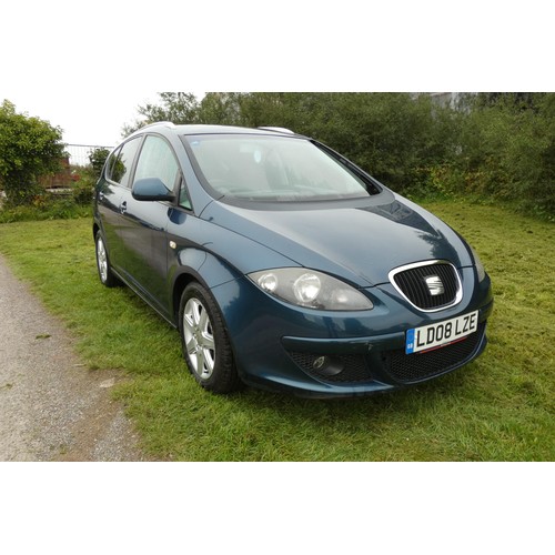 6246 - Seat Altea 1.9 XL Stylance TDI Auto Estate, Reg: LD08 LZE, 28/06/2008, 6 spd auto diesel 1896cc, MoT... 