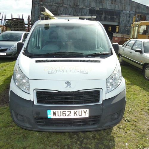 6249 - Peugeot Expert 1200 L2H1 HDI Van,  Reg WU62 KUY, 30/09/2012, 5 spd manual diesel 1560cc, MoT expired... 