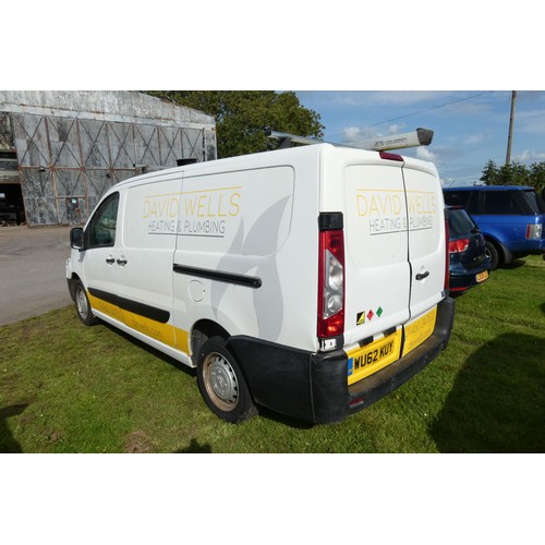 6249 - Peugeot Expert 1200 L2H1 HDI Van,  Reg WU62 KUY, 30/09/2012, 5 spd manual diesel 1560cc, MoT expired... 