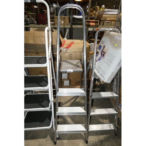 2084 - 1 x Clima aluminum folding step ladder