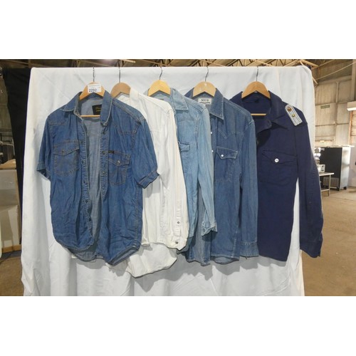 2292 - 5 x various colour / make Denim shirts. Not practical to list in detail so please view or see photog... 