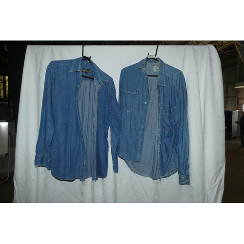 2293 - 5 x various colour / make Denim shirts. Not practical to list in detail so please view or see photog... 