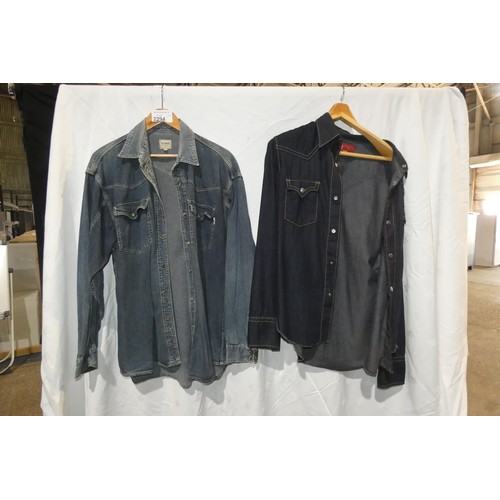 2294 - 4 x various colour / make Denim shirts. Not practical to list in detail so please view or see photog... 