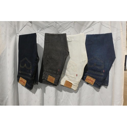 2299 - 4 x various pairs of vintage Levi's Denim jeans - all size 30 inch waist