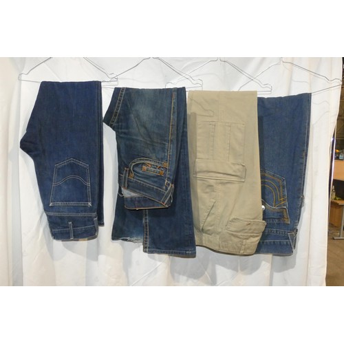 2319 - 3 x various pairs of vintage Denim jeans comprising and 1 x pair of trousers by Next Jeans - 3 x siz... 