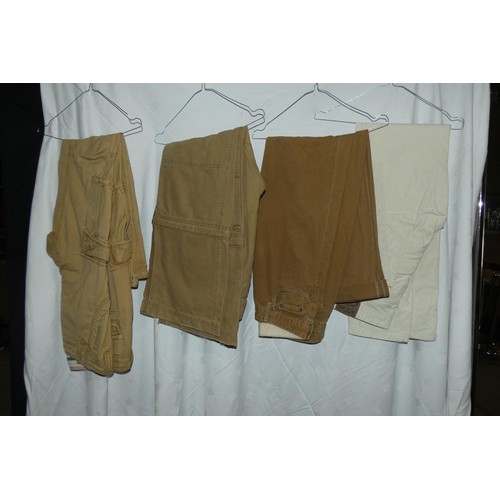 2327 - 4 x various pairs of trousers - all size 32 inch waist