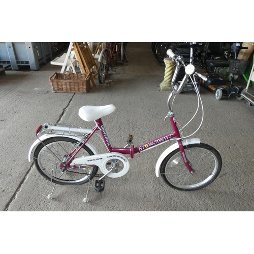 2129 - 1 x Universal Stowaway 3 folding bicycle