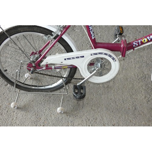 2129 - 1 x Universal Stowaway 3 folding bicycle