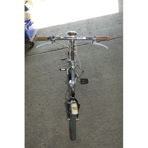 2138 - 1 x Hemingway Design folding bicycle