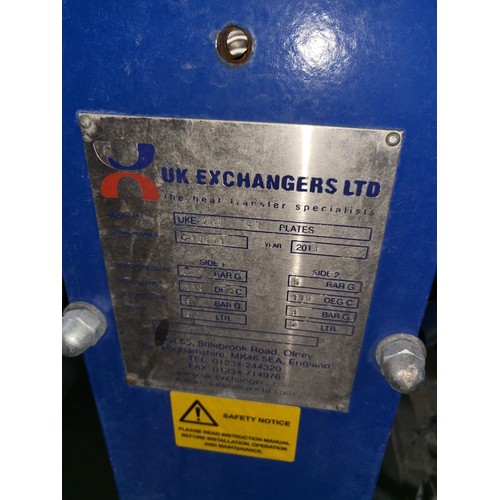 20 - I UK Heatexchangers Ltd Heatexchanger Mod UKE2AE 43 plates, 2013