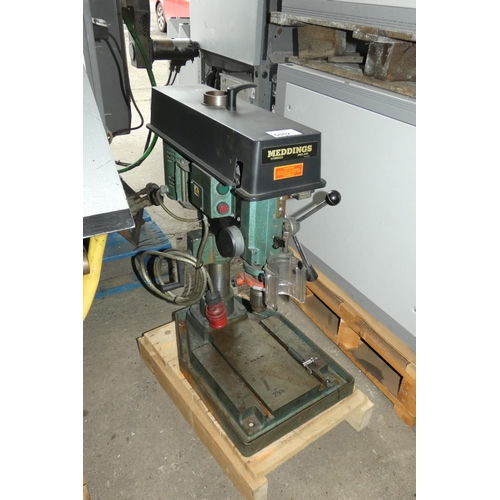 5052 - 1 x Meddings bench top pillar drill 3ph