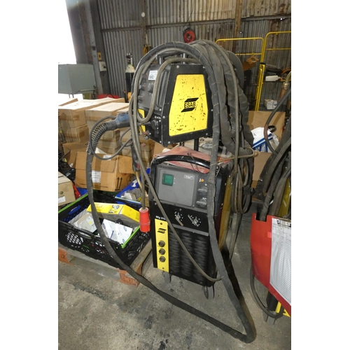 5062 - 1 x ESAB Origo MIG 510W welder with an Origo 304 wire feed unit and a welding torch