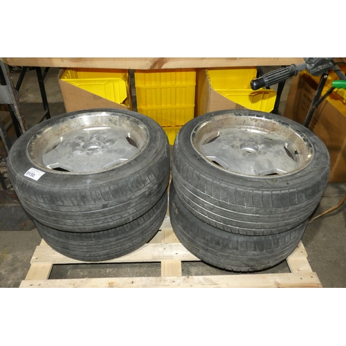 5150 - A set of Performa five stud alloy wheels  HJ7 17 x 8J (possibly Mercedes / AMG)