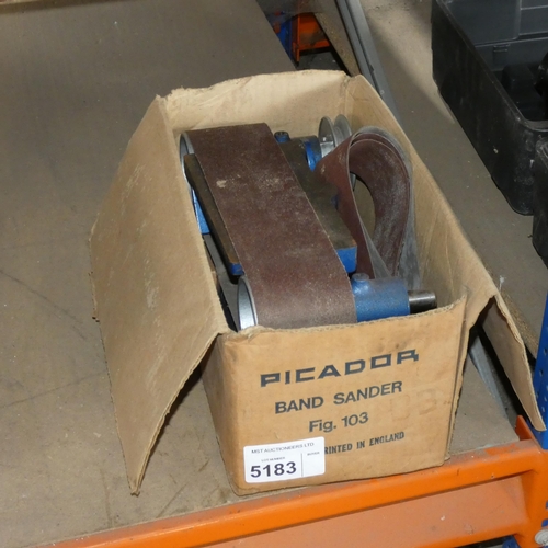 5183 - 1 x Picador Fig 103 belt driven band sander (no motor is included)