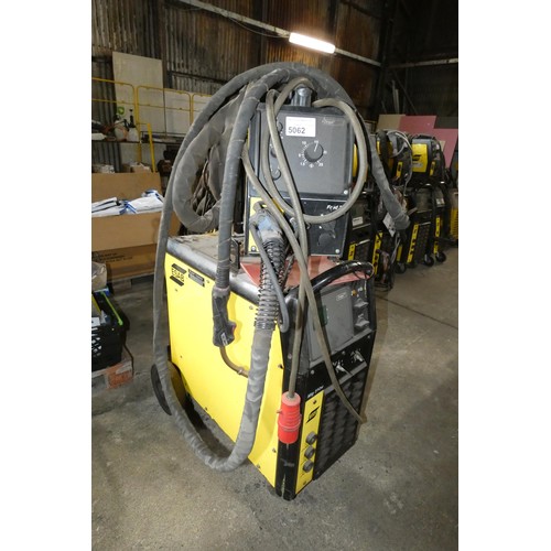 5062 - 1 x ESAB Origo MIG 510W welder with an Origo 304 wire feed unit and a welding torch