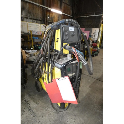 5063 - 1 x ESAB Origo MIG 510W welder with an Origo 304 wire feed unit and a welding torch