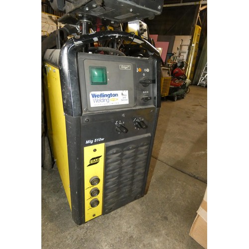 5064 - 1 x ESAB Origo MIG 510W welder with an Origo 304 wire feed unit. Please note that no welding torch i... 