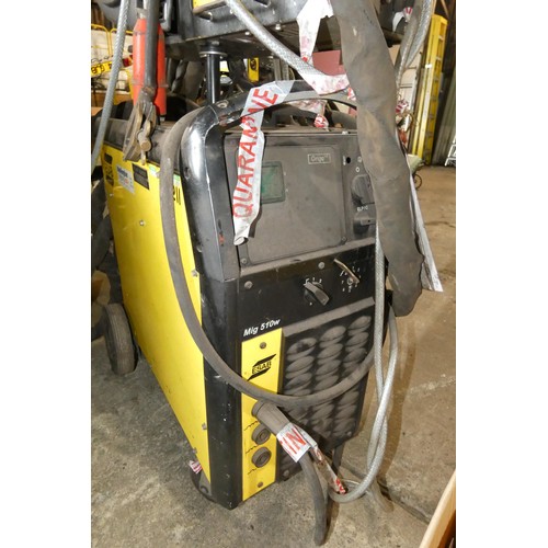 5065 - 1 x ESAB Origo MIG 510W welder with an Origo 304 wire feed unit. Please note that no welding torch i... 