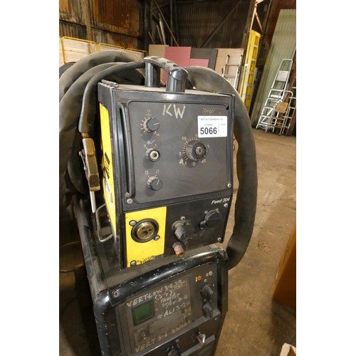 5066 - 1 x ESAB Origo MIG 510W welder with an Origo 304 wire feed unit. Please note that no welding torch i... 