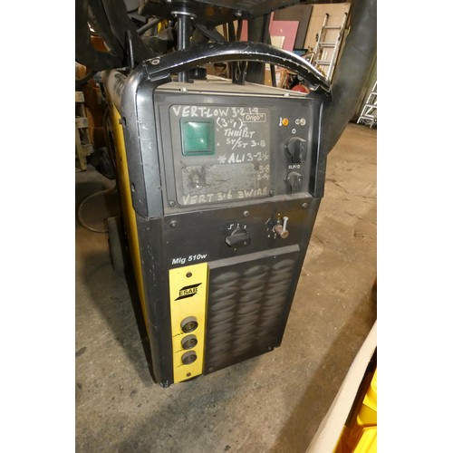 5066 - 1 x ESAB Origo MIG 510W welder with an Origo 304 wire feed unit. Please note that no welding torch i... 