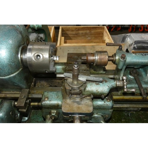 5321 - 1 x Smart and Brown 9 inch precision metal turning lathe with stand, model Sabel, 240v, bed length a... 