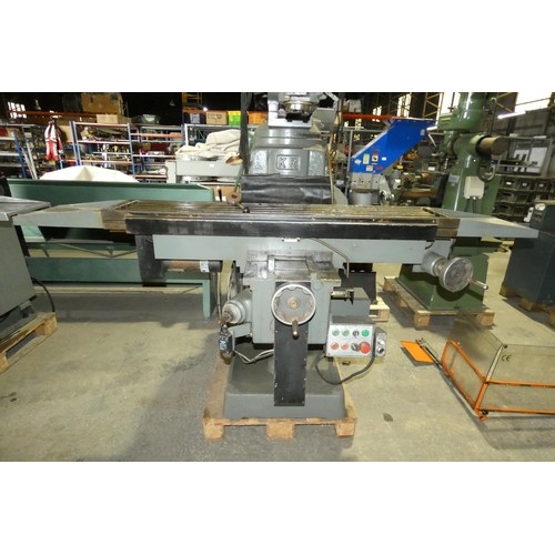 5886 - LOT WITHDRAWN: 1 x King Rich / XYZ PRO 3000 milling machine model KR-V3000SLV, 3ph, fitted with an S... 