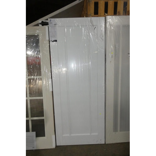 5803 - 1 x XL Joinery white primed Worcester door approx 826 x 2040mm