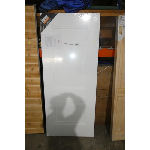 5806 - 1 x JB Kind white door approx 838 x 1981mm