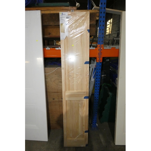 5807 - 1 x XL Joinery pine bi-fold door to suit door opening size approx 762 x 1981mm